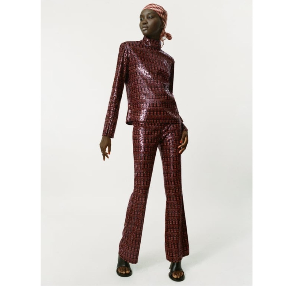 PANTS for Stylish Sequin Set